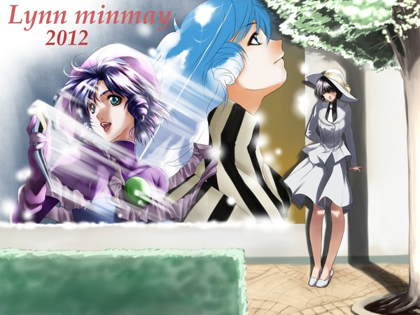 Anime picture 2048x1536 with macross macross flashback 2012 lynn minmay alric (mu-h) highres
