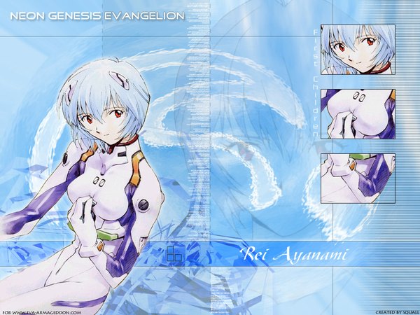 Anime picture 1024x768 with neon genesis evangelion gainax ayanami rei girl pilot suit