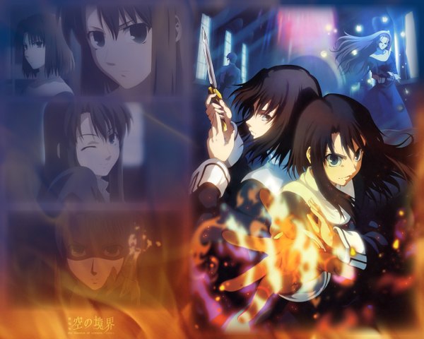 Anime picture 1280x1024 with kara no kyoukai type-moon ryougi shiki kokutou azaka tagme