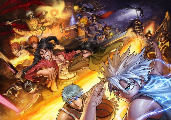 Anime-Bild 5000x3541 mit naruto bleach one piece fairy tail code geass shingeki no kyojin kuroko no basket katekyou hitman reborn tokyo ghoul hunter x hunter death note yu-gi-oh! dragon ball ansatsu kyoushitsu yu yu hakusho saint seiya toriko sunrise (studio) studio pierrot toei animation