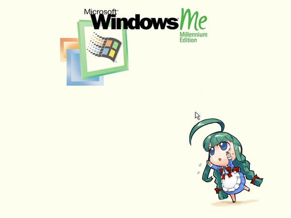 Anime picture 1024x768 with os-tan windows (operating system) me-tan (emui-san) hirai yukio maid kakuaki