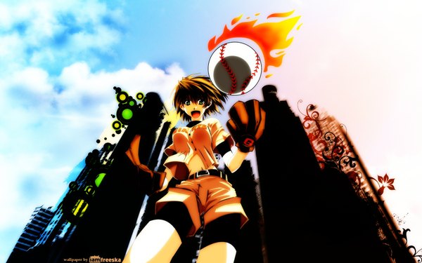 Anime picture 1920x1200 with green green highres wide image tagme