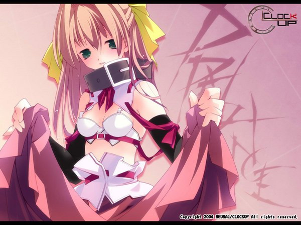 Anime picture 1024x768 with clock up tagme