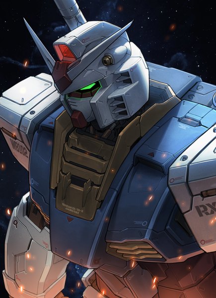 Anime picture 2076x2862 with mobile suit gundam sunrise (studio) rx-78-2 haje tall image highres no people space mecha