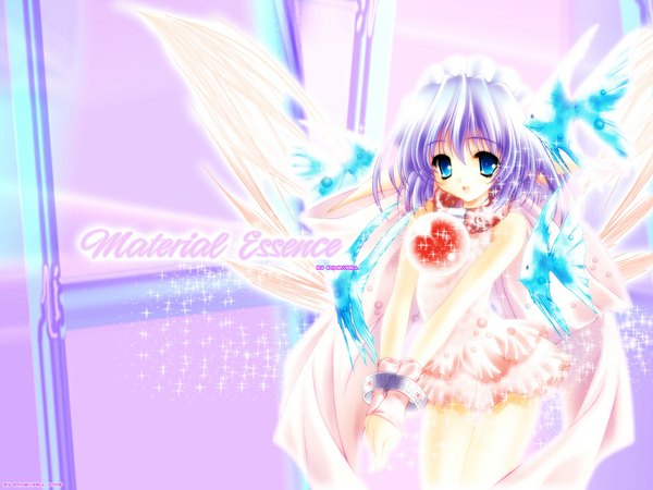 Anime picture 1024x768 with moldavite nina fromm carnelian wings tagme