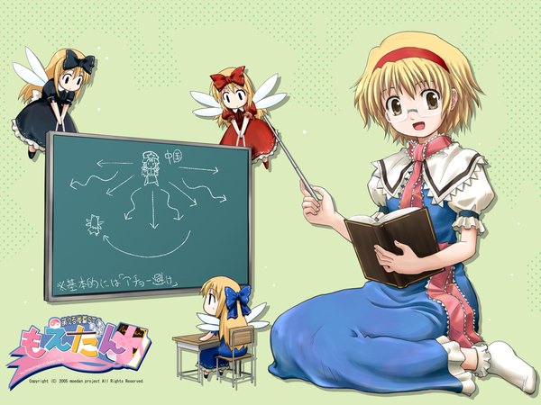 Anime picture 1024x768 with touhou alice margatroid girl school tagme