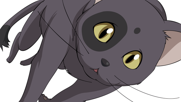 Anime picture 2000x1125 with code geass sunrise (studio) arthur (code geass) highres wide image transparent background cat