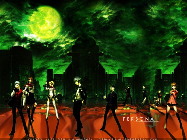 Anime picture 1024x768 with persona 3 persona moon tagme