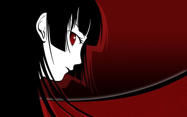Anime picture 1440x900 with hell girl studio deen enma ai wide image girl