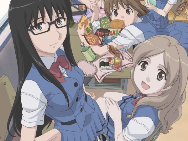 Anime picture 1600x1200 with tagme sasameki koto sumika murasame ushio kazama torioi kiyori