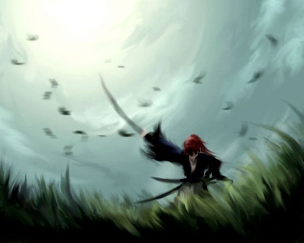 Anime picture 1280x1024 with rurouni kenshin himura kenshin tagme