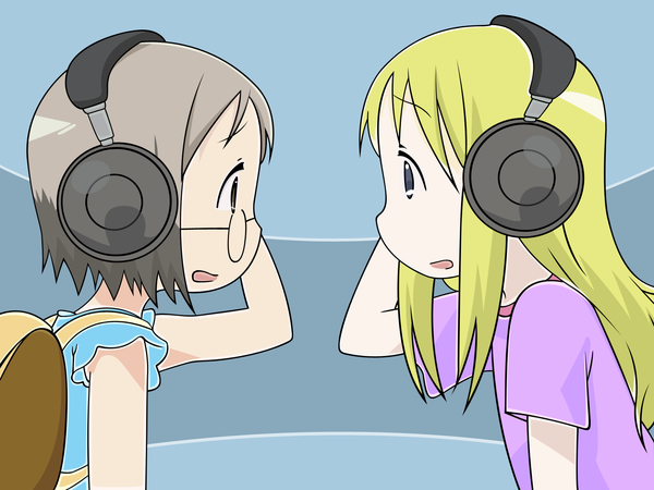 Anime picture 1600x1200 with ichigo mashimaro ana coppola sakuragi matsuri headphones tagme