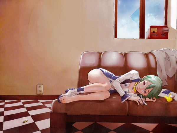 Anime picture 1600x1200 with eureka seven studio bones eureka couch tagme