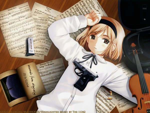 Anime picture 1600x1200 with gunslinger girl madhouse henrietta (gunslinger girl) aida yuu third-party edit tagme