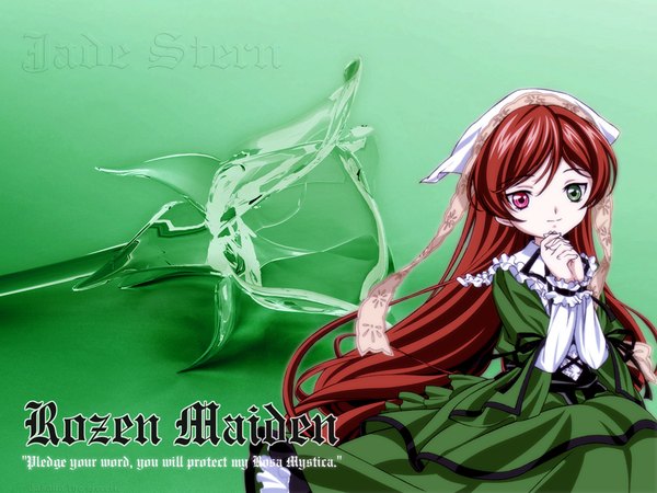 Anime picture 1024x768 with rozen maiden heterochromia tagme