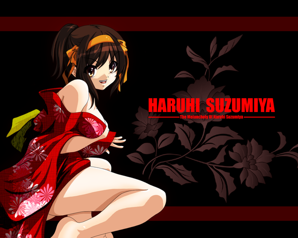 Аниме картинка 1280x1024 с меланхолия харухи судзумии kyoto animation сузумия харухи лёгкая эротика девушка