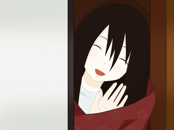 Anime picture 1600x1200 with sayonara zetsubou sensei shaft (studio) komori kiri tagme