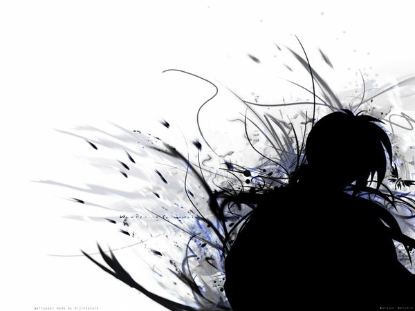 Anime picture 1600x1200 with rurouni kenshin himura kenshin white background tagme