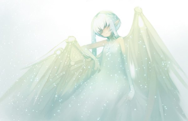 Anime picture 1200x776 with puti devil white background snowing tagme