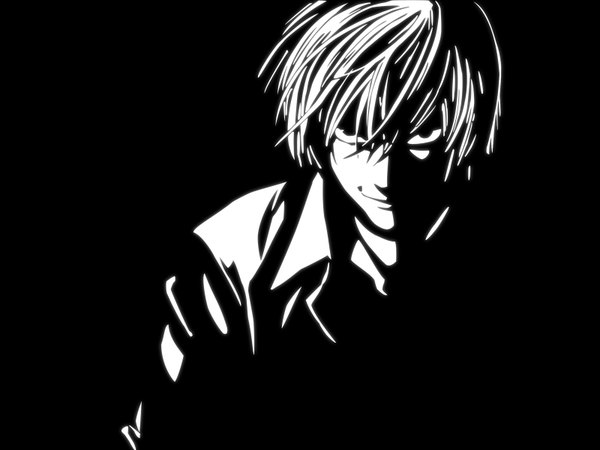 Anime picture 1600x1200 with death note madhouse yagami light tagme