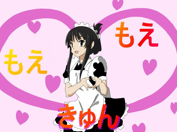 Anime picture 1600x1192 with k-on! kyoto animation akiyama mio maid tagme