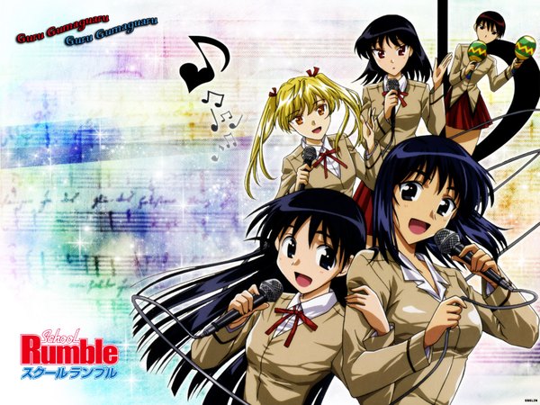 Anime picture 1600x1200 with school rumble tagme