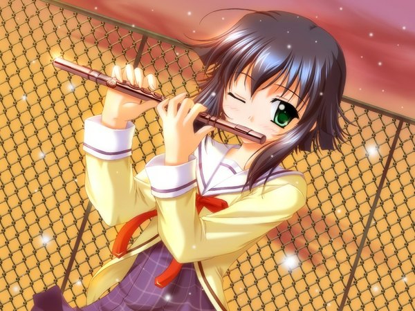 Anime picture 1024x768 with da capo mizukoshi mako tagme