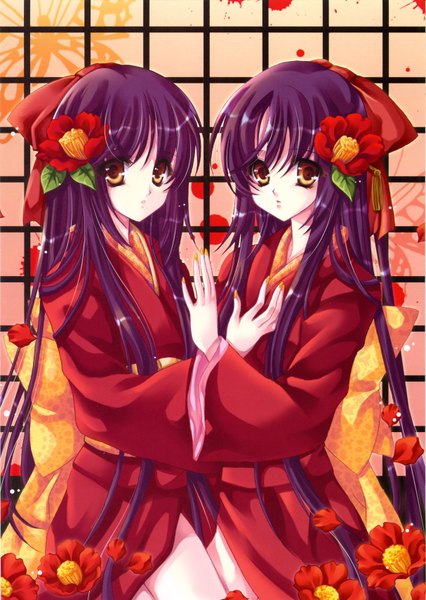 Anime picture 2426x3415 with tall image highres japanese clothes kimono tagme