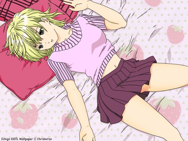 Anime picture 1600x1200 with ichigo 100 nishino tsukasa tagme