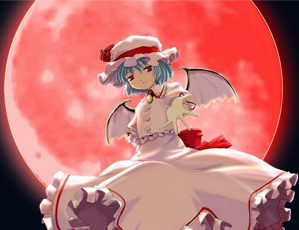 Anime picture 1024x790 with touhou remilia scarlet girl skirt skirt set tagme haniwa