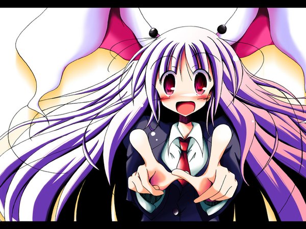 Anime picture 1024x768 with touhou reisen udongein inaba mashiroyu bunny ears bunny girl girl