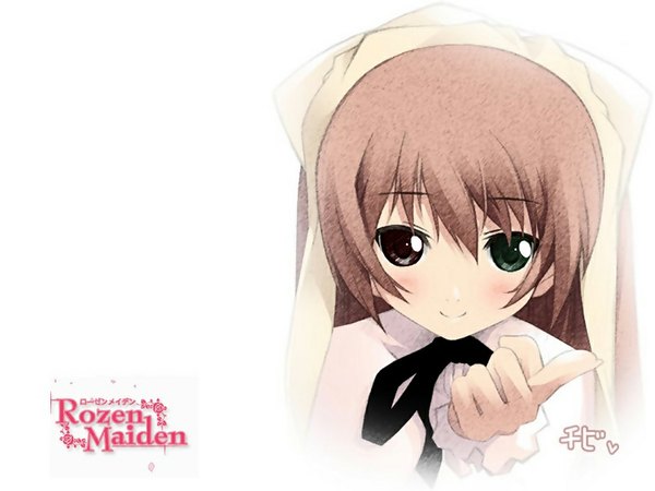 Anime picture 1024x768 with rozen maiden suiseiseki white background tagme
