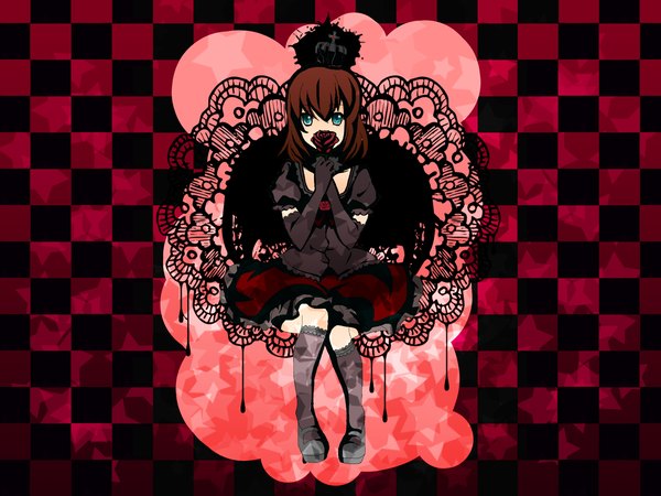 Anime picture 1600x1200 with umineko no naku koro ni ushiromiya maria tagme