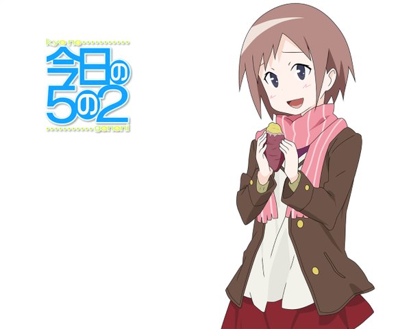 Anime picture 1280x1024 with kyou no go no ni asano yuuki white background sweet potato tagme
