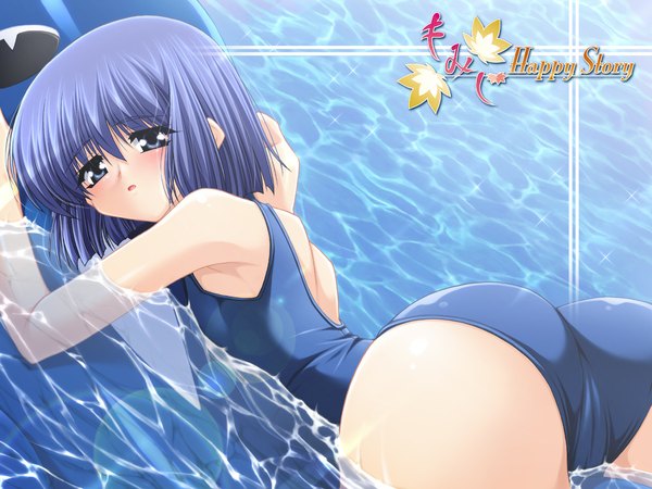 Anime picture 1024x768 with light erotic swimsuit tagme