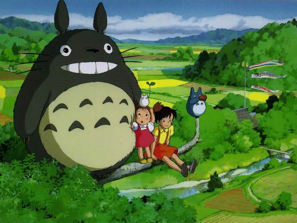 Anime picture 1024x768 with tonari no totoro studio ghibli tagme