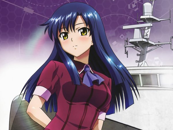 Anime picture 1024x768 with aika r-16 minamino karen single long hair jpeg artifacts girl