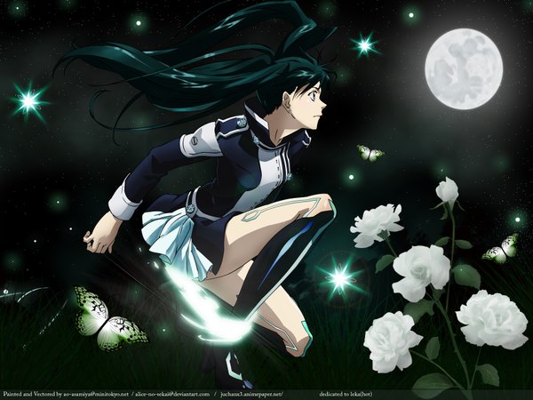Anime picture 1600x1200 with d.gray-man lenalee lee vector tagme