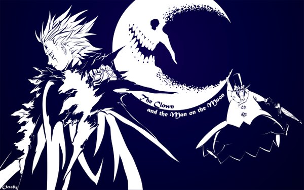 Anime picture 2560x1600 with d.gray-man allen walker millennium earl highres wide image