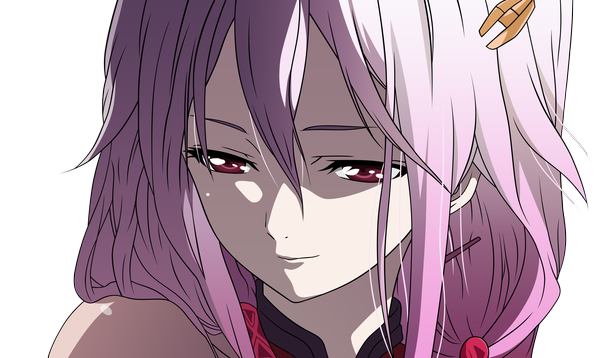 Anime picture 4330x2586 with guilty crown production i.g yuzuriha inori single long hair highres red eyes wide image pink hair absurdres close-up transparent background face vector girl