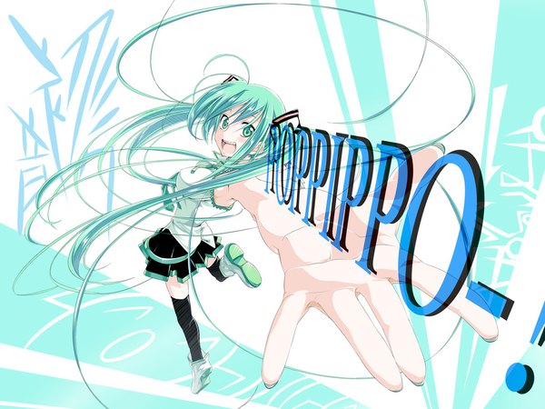 Anime picture 1024x768 with vocaloid hatsune miku himura kiseki girl tagme