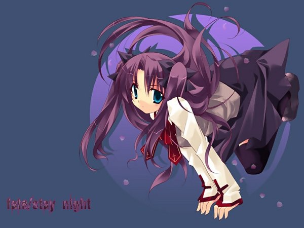 Anime picture 1024x768 with fate (series) fate/stay night studio deen type-moon toosaka rin