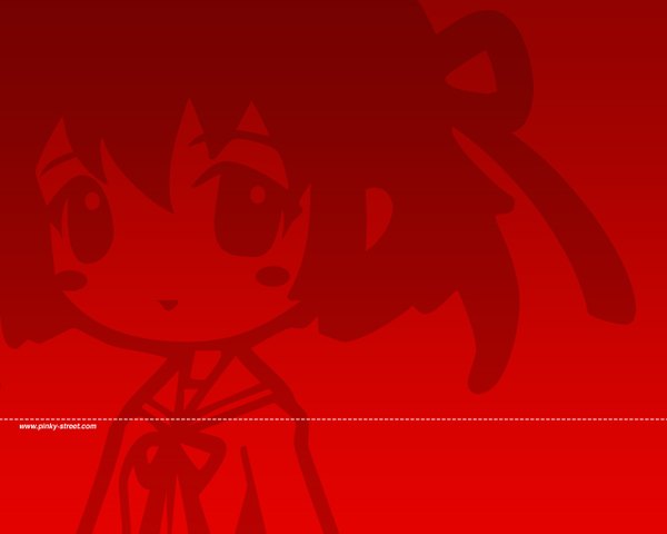 Anime picture 1280x1024 with da capo asakura nemu red background chibi pinky st