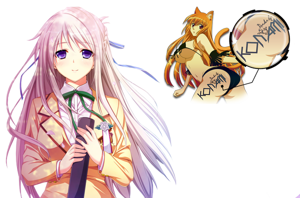 Anime picture 1090x720 with konamixx (artist) single long hair blush light erotic purple eyes pink hair light smile transparent background rendered girl uniform school uniform teardrop