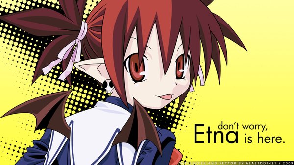 Anime picture 1920x1080 with disgaea highres wide image signed vector