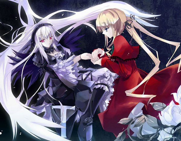 Anime picture 1150x896 with rozen maiden suigintou shinku tagme