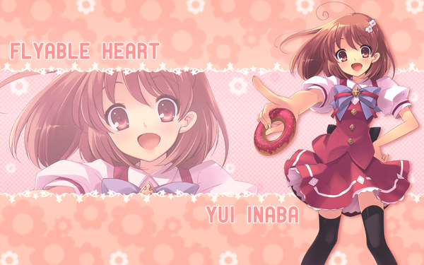 Anime picture 1920x1200 with flyable heart inaba yui itou noiji highres wide image