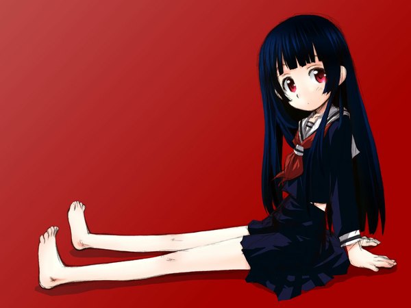 Anime picture 1024x768 with hell girl studio deen enma ai tagme