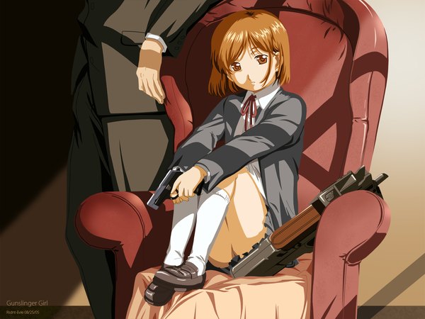Anime picture 1600x1200 with gunslinger girl madhouse henrietta (gunslinger girl) tagme