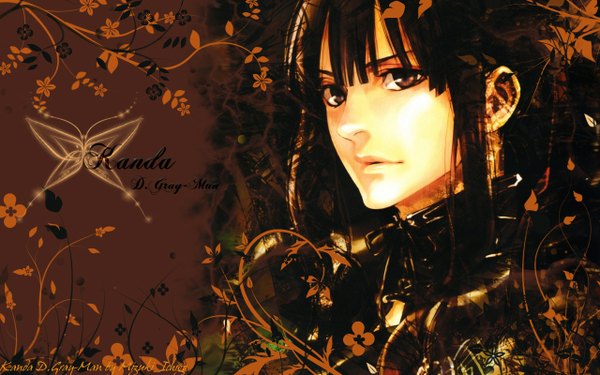 Anime picture 1280x800 with d.gray-man kanda yuu wide image signed wallpaper abstract